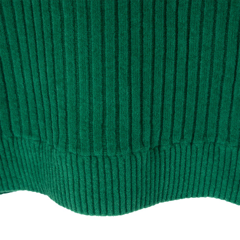 Bonsai Knit High Neck Sweater Green KN001 Degli Uberti