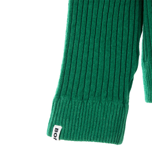 Bonsai Knit High Neck Sweater Green KN001 Degli Uberti