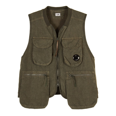 C.P. Company Ba-Tic Gilet Thyme 669 13CMOW255A Degli Uberti