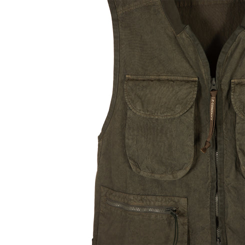 C.P. Company Ba-Tic Gilet Thyme 669 13CMOW255A Degli Uberti