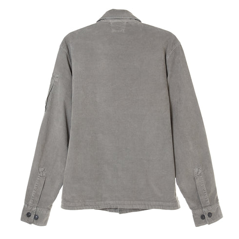 C.P. Company Corduroy Overshirt Titanium 939 13CMSH290A-006410O Degli Uberti