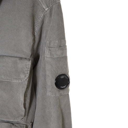 C.P. Company Corduroy Overshirt Titanium 939 13CMSH290A-006410O Degli Uberti
