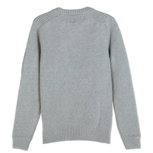 C.P. Company Cotton/Nylon Knit Sweater Grey Melange M93 13CMKN208A-006375A Degli Uberti