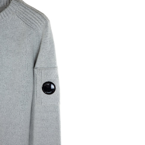 C.P. Company Cotton/Nylon Knit Sweater Grey Melange M93 13CMKN208A-006375A Degli Uberti