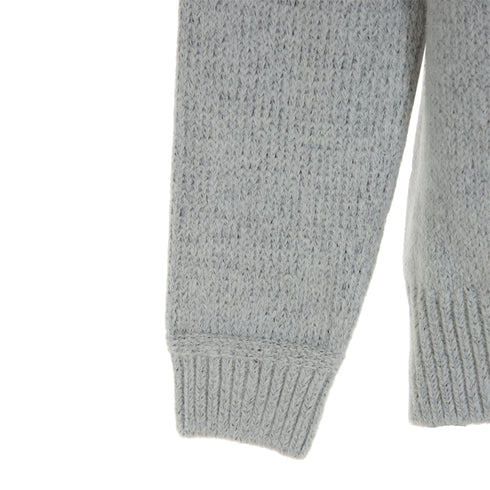 C.P. Company Cotton/Nylon Knit Sweater Grey Melange M93 13CMKN208A-006375A Degli Uberti