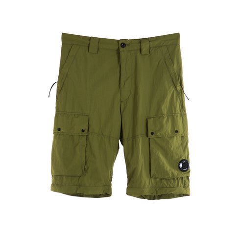 C.P. Company Flatt Nylon Cargo Pant Green Moss 698 12CMPA170A-005991G Degli Uberti