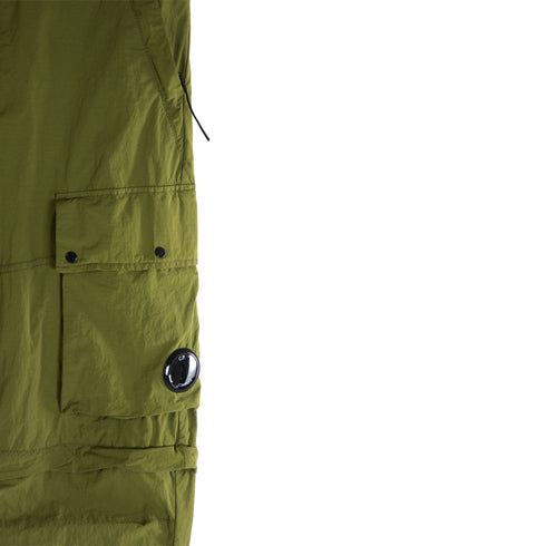 C.P. Company Flatt Nylon Cargo Pant Green Moss 698 12CMPA170A-005991G Degli Uberti