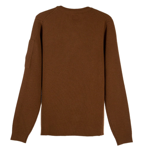 C.P. Company Lambswool Plain Jumper Bronze Brown 344 13CMKN101A-005504A Degli Uberti
