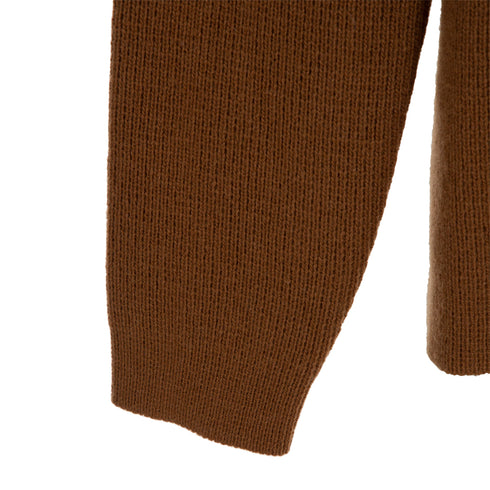 C.P. Company Lambswool Plain Jumper Bronze Brown 344 13CMKN101A-005504A Degli Uberti
