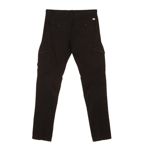 C.P. Company Stretch Sateen Cargo Pant Ergonomic Fit Black 999 13CMPA187A-005529G Degli Uberti