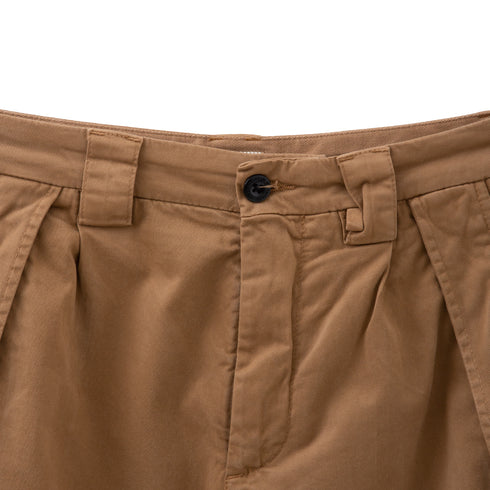 C.P. Company Stretch Sateen Pants Loose Fit Cumin 318 13CMPA123A-005529G Degli Uberti
