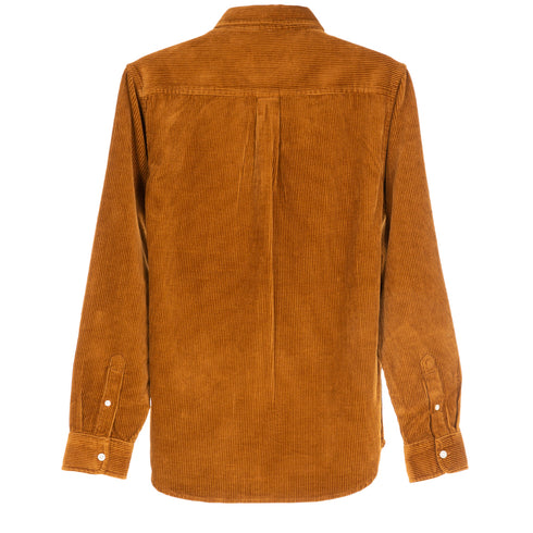 Carhartt L/S Madison Cord Shirt Dark Tawny/Wax I029958_0JA_XX Degli Uberti