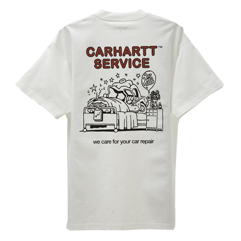 Carhartt WIP S/S Car Repair T-Shirt White I031756_02_XX Degli Uberti