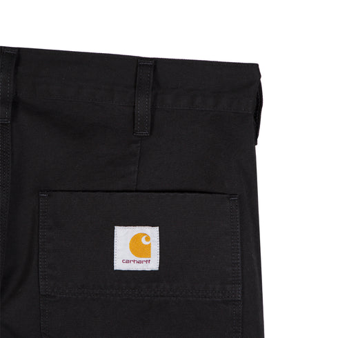 Carhartt WIP Abbott Pant Black Stone Washed I025934_89_06 Degli Uberti