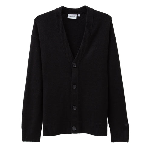 Carhartt WIP Albion Cardigan Black I030823_89_XX Degli Uberti