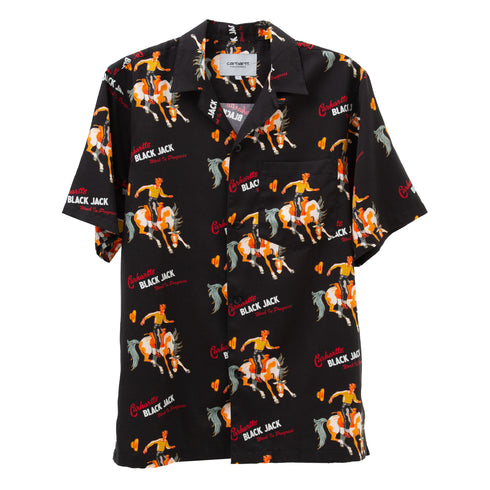 Carhartt WIP Black Jack Shirt Black I031659_1L0_XX Degli Uberti