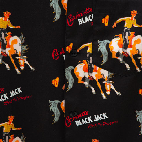 Carhartt WIP Black Jack Shirt Black I031659_1L0_XX Degli Uberti