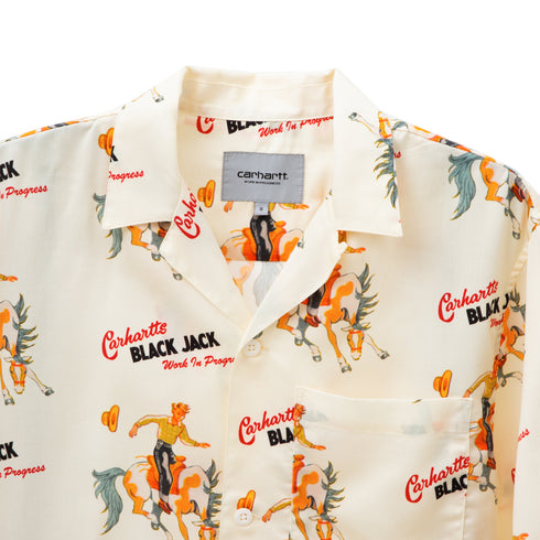 Carhartt WIP Black Jack Shirt Wax I031659_1L1_XX Degli Uberti