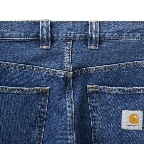 Carhartt WIP Brandon Pant Blue Stone Washed I031246_01_06 Degli Uberti