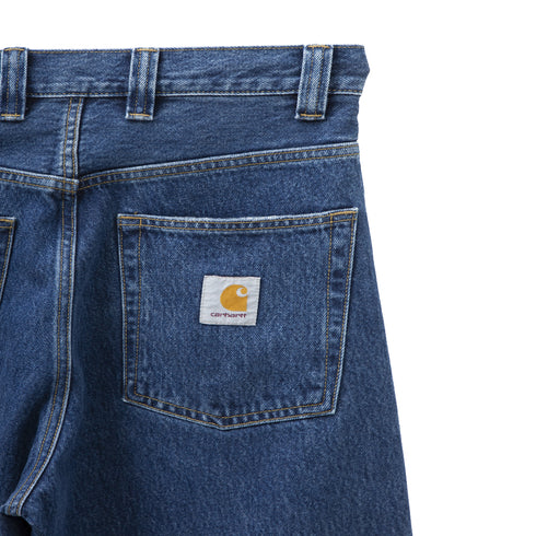 Carhartt WIP Brandon Pant Blue Stone Washed I031246_01_06 Degli Uberti