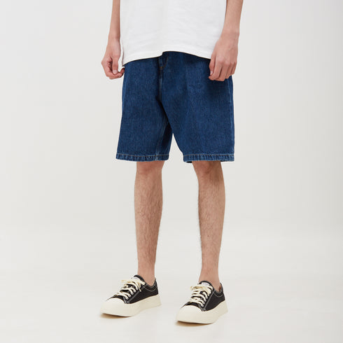 Carhartt WIP Brandon Short Blue Stone Washed I031921_01_06 Degli Uberti