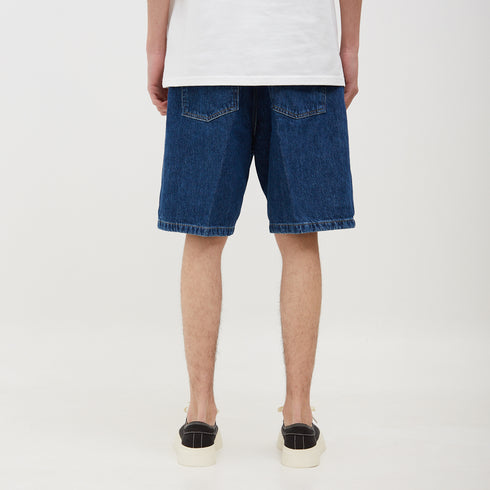 Carhartt WIP Brandon Short Blue Stone Washed I031921_01_06 Degli Uberti