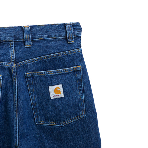 Carhartt WIP Brandon Short Blue Stone Washed I031921_01_06 Degli Uberti