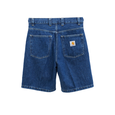 Carhartt WIP Brandon Short Blue Stone Washed I031921_01_06 Degli Uberti