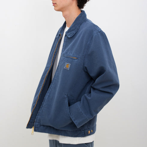 Carhartt WIP Detroit Jacket Storm Blue Faded I026467_1EG_FH Degli Uberti