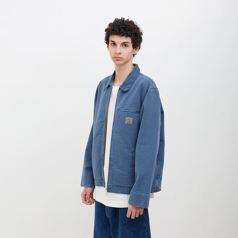 Carhartt WIP Detroit Jacket Storm Blue Faded I026467_1EG_FH Degli Uberti