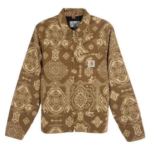 Carhartt WIP Detroit Jacket Verse Print/Hamilton Brown I030763_0Y7_60 Degli Uberti