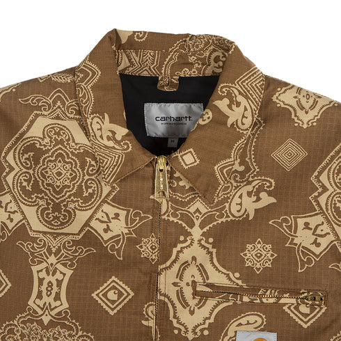 Carhartt WIP Detroit Jacket Verse Print/Hamilton Brown I030763_0Y7_60 Degli Uberti
