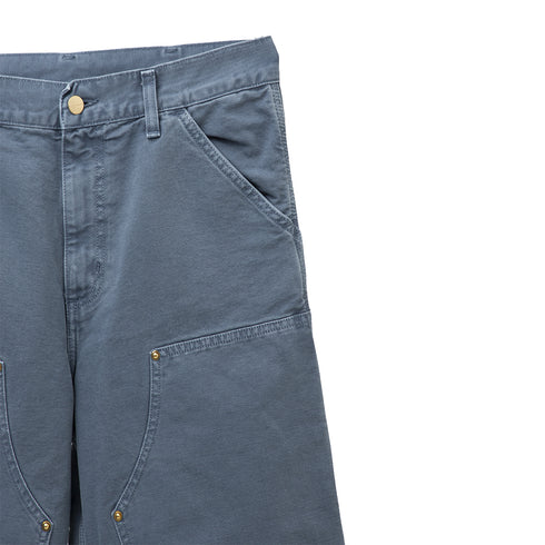 Carhartt WIP Double Knee Pant Storm Blue Faded I0291I029196_0WA_FH96 Degli Uberti