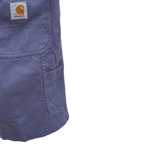 Carhartt WIP Flint Short Bluefin Garment Dyed I030480_1CP_GD Degli Uberti