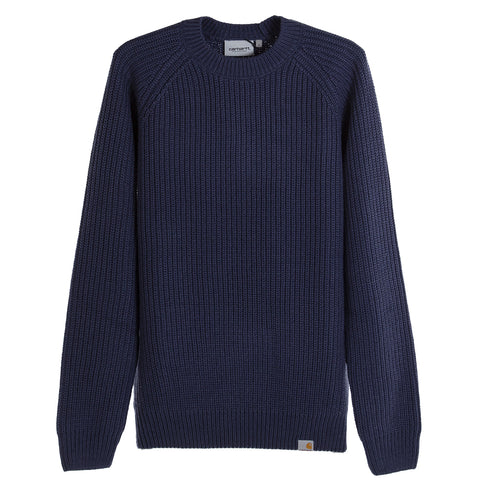 Carhartt WIP Forth Sweater Woo Enzian Wash I028263_0WJ_XX Degli Uberti