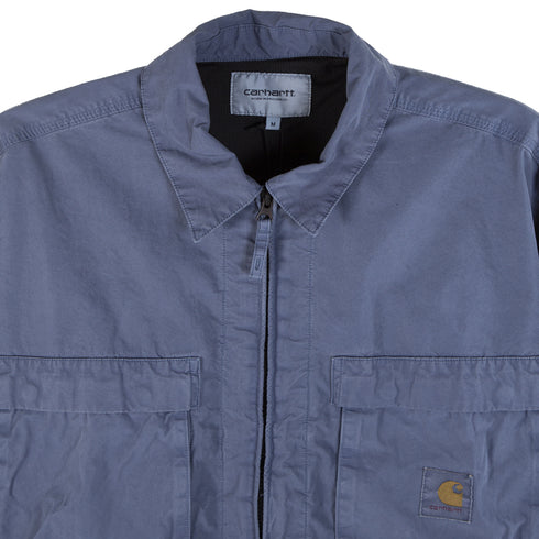 Carhartt WIP Kenard Shirt Jacket Storm Blue Garment Dyed I030791_0WA_GD Degli Uberti