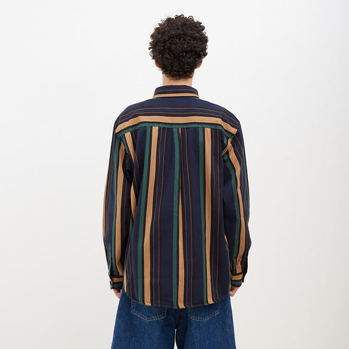 Carhartt WIP L/S Dorado Shirt Dorado Stripe / Dark Navy I031361_1DA_FQ Degli Uberti