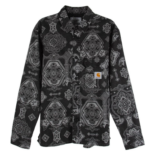 Carhartt WIP L/S Verse Shirt Verse Print/Black Heavy Stone Wash I030766_0Y1_60 Degli Uberti