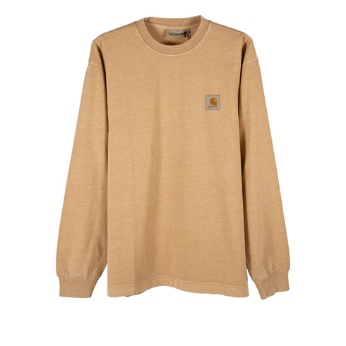Carhartt WIP L/S Vista T-Shirt Dusty H Brown I030779_07E_GD Degli Uberti