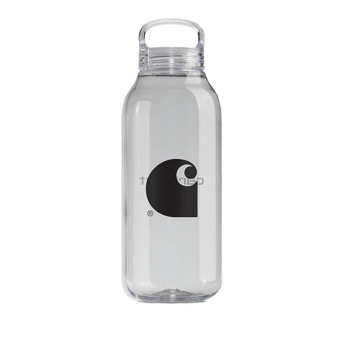 Carhartt WIP Logo Water Bottle Clear I031200_1B6_XX Degli Uberti