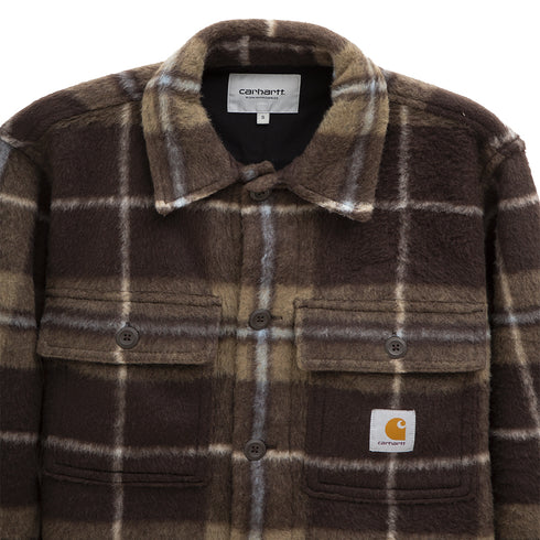 Carhartt WIP Manning Shirt Jacket Manning Check/Dark Umber/Leather I030790_18V_XX Degli Uberti