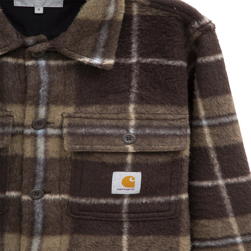 Carhartt WIP Manning Shirt Jacket Manning Check/Dark Umber/Leather I030790_18V_XX Degli Uberti