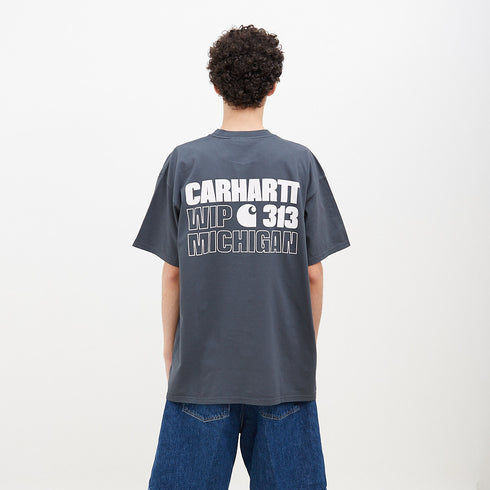 Carhartt WIP S/S Manual T-Shirt Zeus Garment Dyed I031824_1D7_GD Degli Uberti