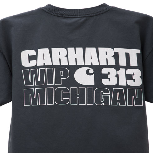 Carhartt WIP S/S Manual T-Shirt Zeus Garment Dyed I031824_1D7_GD Degli Uberti