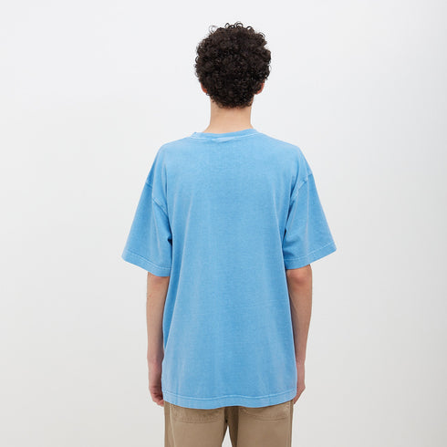 Carhartt WIP S/S Nelson T-Shirt Piscine Garment Dyed I029949_1D5_GD Degli Uberti