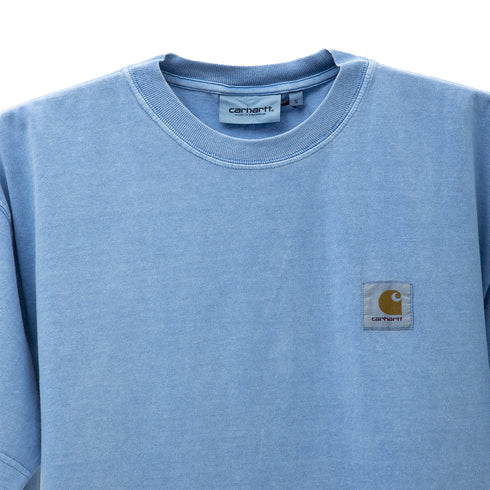 Carhartt WIP S/S Nelson T-Shirt Piscine Garment Dyed I029949_1D5_GD Degli Uberti