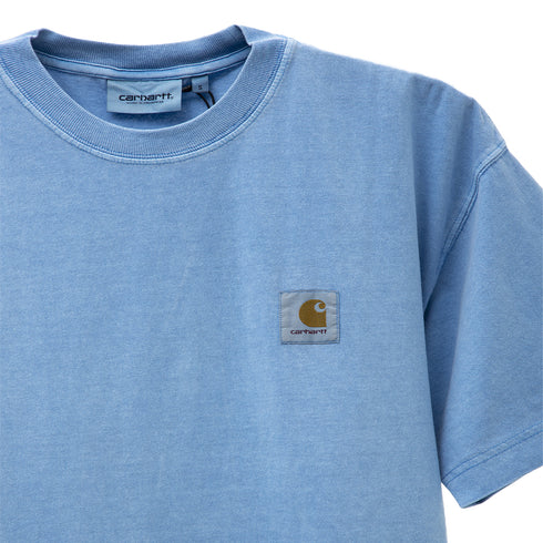 Carhartt WIP S/S Nelson T-Shirt Piscine Garment Dyed I029949_1D5_GD Degli Uberti
