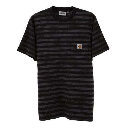 Carhartt WIP S/S Scotty Chromo Pocket T-Shirt Scotty Stripe/Black Chromo I031381_1DY_XX Degli Uberti