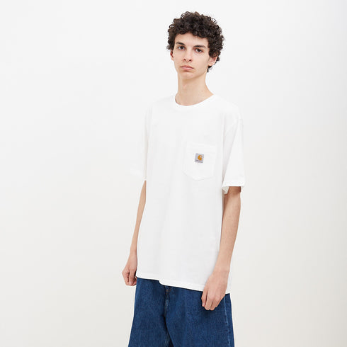Carhartt WIP S/S Pocket Tee White I022091_02_00 Degli Uberti
