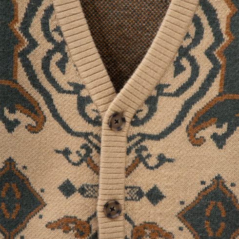 Carhartt WIP Verse Cardigan Verse Jacquard/Dusty H Brown I030849_17Q_XX Degli Uberti